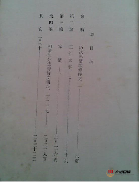  家譜修譜祠堂